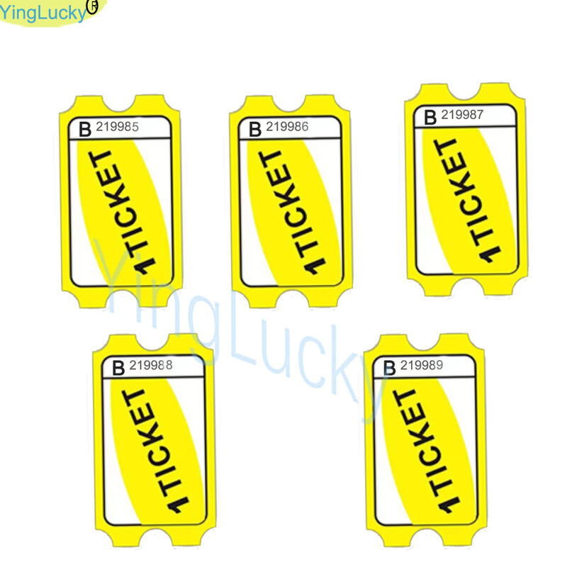 2000 kom/lot Arcade Lutrija Papirnate ulaznice otkup za zabavni park Arcade Ticket Crane Machine Igre na kovanice Neo Geo