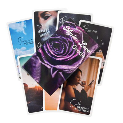 Mystic Love Oracle Cards Παιχνίδι μαντείας Tarot Divination Visions Edition Messages Board Deck