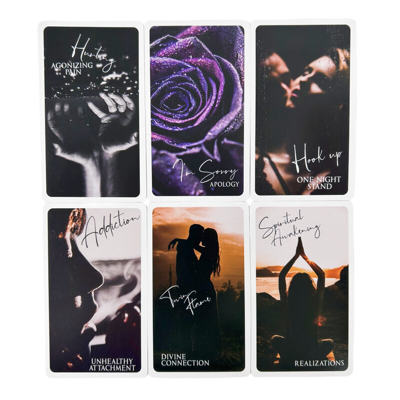 Mystic Love Oracle Cards Παιχνίδι μαντείας Tarot Divination Visions Edition Messages Board Deck