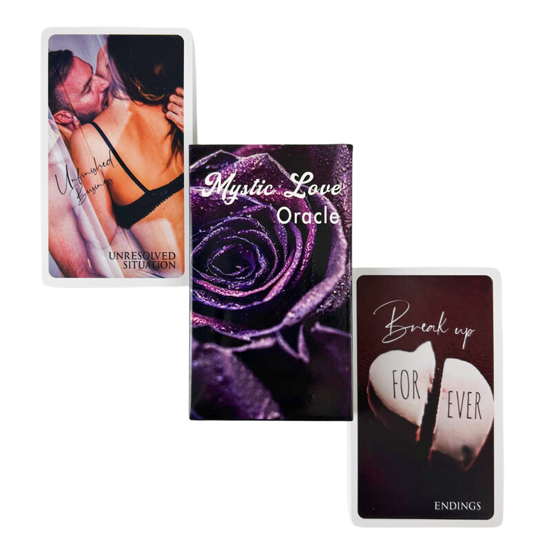 Mystic Love Oracle Cards Παιχνίδι μαντείας Tarot Divination Visions Edition Messages Board Deck