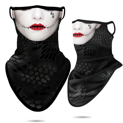 3D Punisher Mask Balaclava Earloop Bandana Προστατευτική Μάσκα Προσώπου Ποδηλασία Κασκόλ Κυνήγι Κάμπινγκ Αθλητισμός Υπαίθριος γκέτα λαιμού Καλοκαίρι
