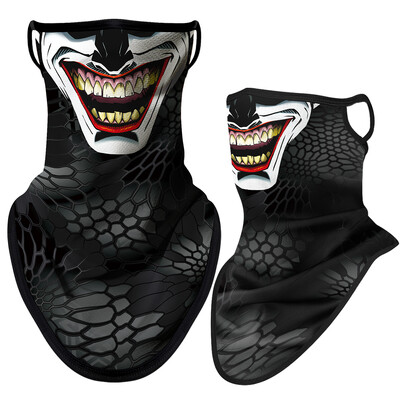 3D Punisher Mask Balaclava Earloop Bandana Προστατευτική Μάσκα Προσώπου Ποδηλασία Κασκόλ Κυνήγι Κάμπινγκ Αθλητισμός Υπαίθριος γκέτα λαιμού Καλοκαίρι