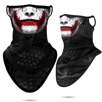3D Punisher Mask Balaclava Earloop Bandana Προστατευτική Μάσκα Προσώπου Ποδηλασία Κασκόλ Κυνήγι Κάμπινγκ Αθλητισμός Υπαίθριος γκέτα λαιμού Καλοκαίρι