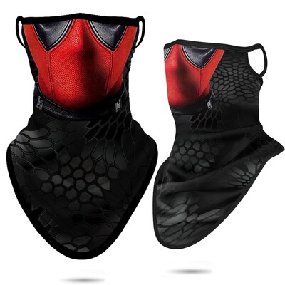 3D Punisher Mask Balaclava Earloop Bandana Προστατευτική Μάσκα Προσώπου Ποδηλασία Κασκόλ Κυνήγι Κάμπινγκ Αθλητισμός Υπαίθριος γκέτα λαιμού Καλοκαίρι