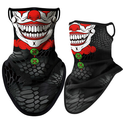 3D Punisher Mask Balaclava Earloop Bandana Προστατευτική Μάσκα Προσώπου Ποδηλασία Κασκόλ Κυνήγι Κάμπινγκ Αθλητισμός Υπαίθριος γκέτα λαιμού Καλοκαίρι