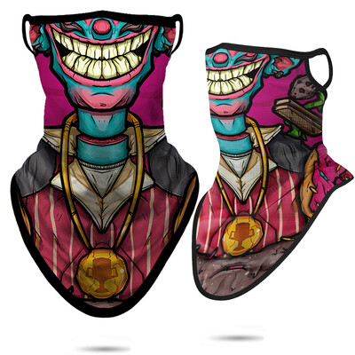 3D Punisher Mask Balaclava Earloop Bandana Προστατευτική Μάσκα Προσώπου Ποδηλασία Κασκόλ Κυνήγι Κάμπινγκ Αθλητισμός Υπαίθριος γκέτα λαιμού Καλοκαίρι