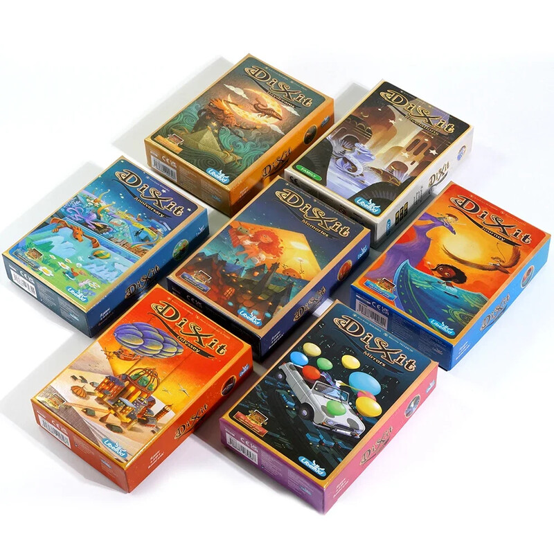 Dixit Game Expansion Pack Mirrors Galda spēles Origins Quest Odyssey Daydreams Atklāsmes Atmiņas Ceļojums Jubilejas Harmonijas