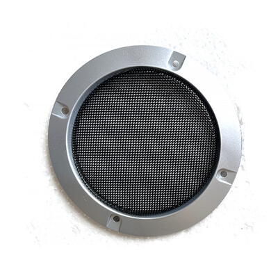 Μηχάνημα αυτόματης πώλησης ανταλλακτικών φλίπερ ντουλάπι 4 ιντσών 12 εκατοστών Στρογγυλό πλέγμα ηχείου Διχτυωτό κάλυμμα χρώμιο μαύρο DIY Ήχος βίντεο Arcade Games