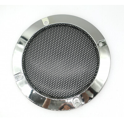 Μηχάνημα αυτόματης πώλησης ανταλλακτικών φλίπερ ντουλάπι 4 ιντσών 12 εκατοστών Στρογγυλό πλέγμα ηχείου Διχτυωτό κάλυμμα χρώμιο μαύρο DIY Ήχος βίντεο Arcade Games