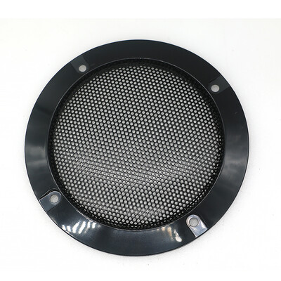 Μηχάνημα αυτόματης πώλησης ανταλλακτικών φλίπερ ντουλάπι 4 ιντσών 12 εκατοστών Στρογγυλό πλέγμα ηχείου Διχτυωτό κάλυμμα χρώμιο μαύρο DIY Ήχος βίντεο Arcade Games