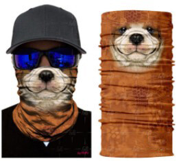 Bezšvová magická šatka so zvieratami, opicou a žralokom, ohrievač krku, trubicový štít, návlek na nákrčník, šatka, štít na tvár, čelenka, snowboardová cyklistická pokrývka hlavy