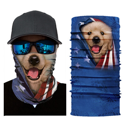 Bezšvová magická šatka so zvieratami, opicou a žralokom, ohrievač krku, trubicový štít, návlek na nákrčník, šatka, štít na tvár, čelenka, snowboardová cyklistická pokrývka hlavy