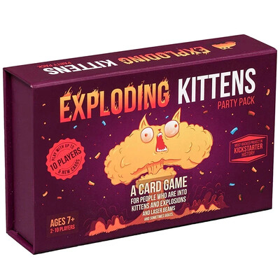 Exploding Kittens Good vs Evil 55 Cards Elevate with New Characters Οικογενειακά παιχνίδια για παιδιά και ενήλικες Αστεία παιχνίδια καρτών Επιτραπέζιο παιχνίδι