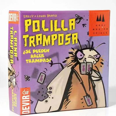 Išlaisvinta kandžių sukčiavimo taktika: „Polilla Tramposa“ stalo žaidimas – šeimos kortų žaidimas su Kaker Laken Poker