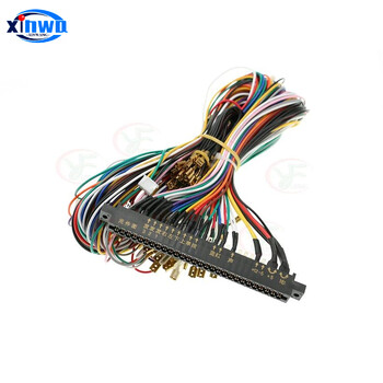 56pin Connector 28p Jamma Wire Harness Box Cga Vga Coin Video Arcade Game Board Sanwa Джойстик Бутон Кабел Neo Geo Mvs Кабинет