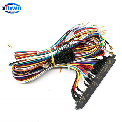 56pin Connector 28p Jamma Wire Harness Box Cga Vga Coin Video Arcade Game Board Sanwa Джойстик Бутон Кабел Neo Geo Mvs Кабинет