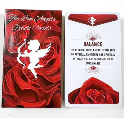 „Twin Flame Love Notes“ orakulų kortelės A 45 Taro kaladė „Žinutės meilės skaitymui“, „Soulmate“ moterims, merginoms, graži rožinė spalva