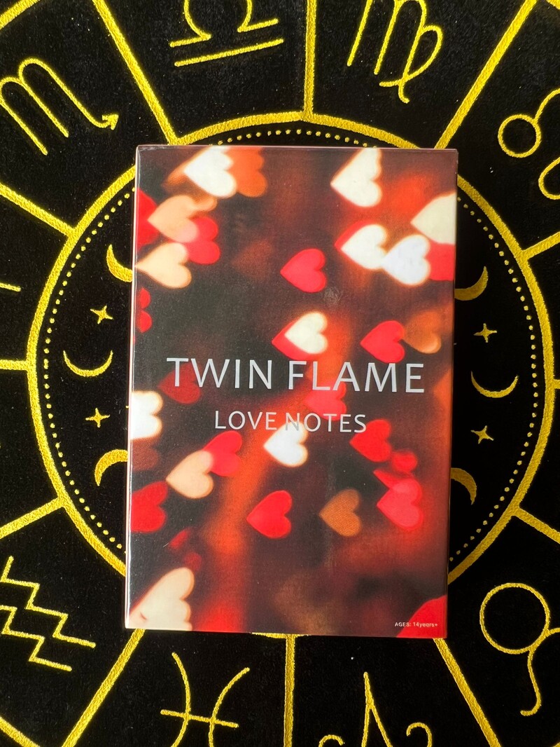 „Twin Flame Love Notes“ orakulų kortelės A 45 Taro kaladė „Žinutės meilės skaitymui“, „Soulmate“ moterims, merginoms, graži rožinė spalva