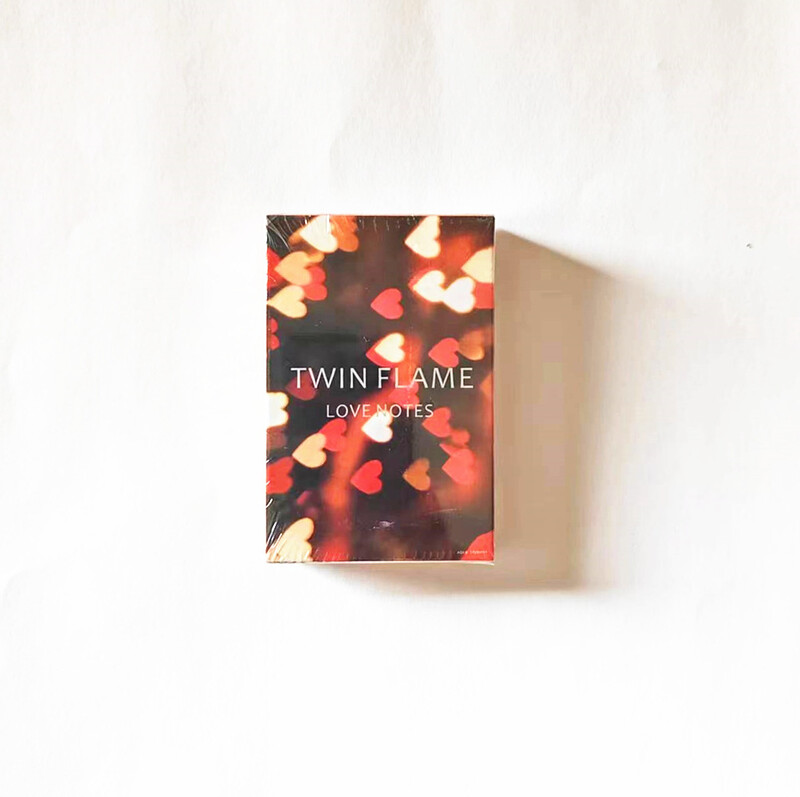 „Twin Flame Love Notes“ orakulų kortelės A 45 Taro kaladė „Žinutės meilės skaitymui“, „Soulmate“ moterims, merginoms, graži rožinė spalva