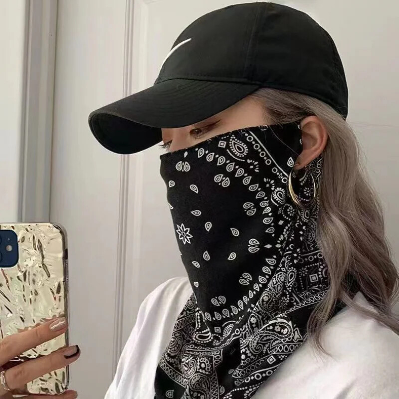 Modna punk maska za sunčanje za muškarce Žene Ljeto Lice Vrat UV zaštita Marama za uši Hip hop Sportovi na otvorenom Biciklizam Bandana šalovi