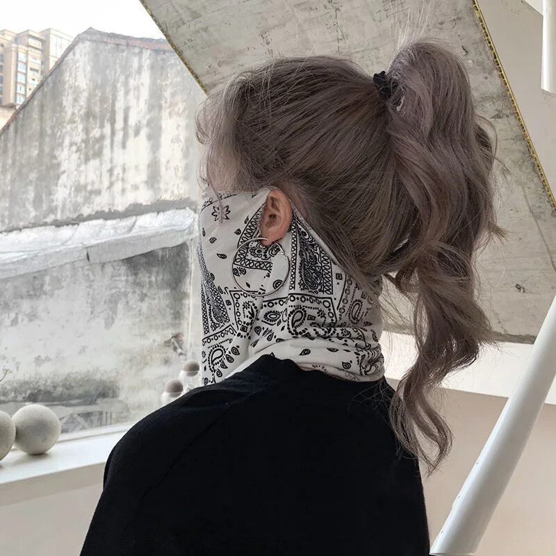 Modna punk maska za sunčanje za muškarce Žene Ljeto Lice Vrat UV zaštita Marama za uši Hip hop Sportovi na otvorenom Biciklizam Bandana šalovi