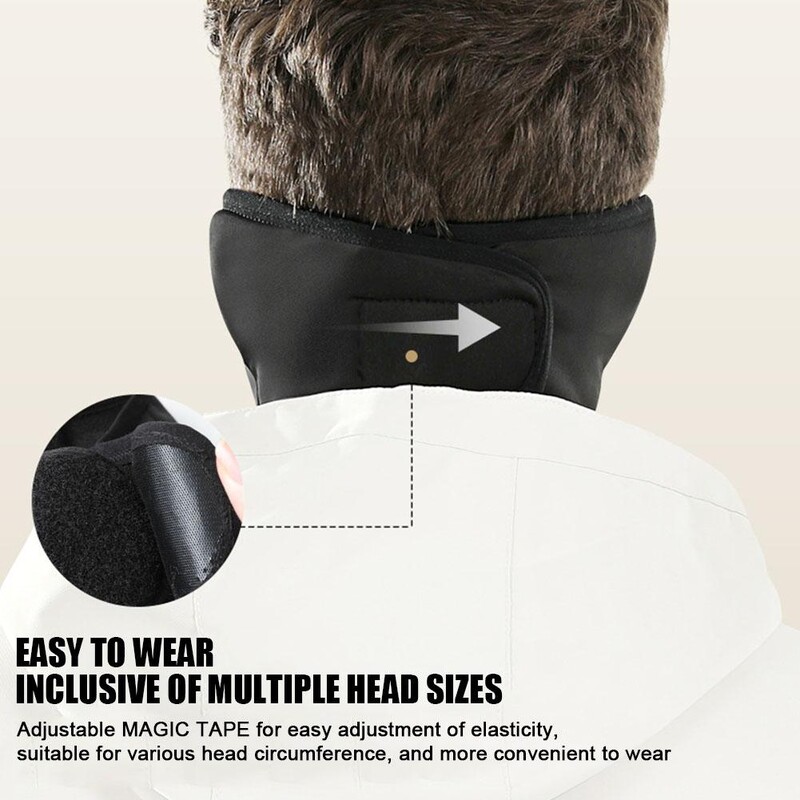 Vetruodolná jazdecká lyžiarska maska Zimná teplá vlnená maska Protiprachová kapucňa Opakovane vonkajšia teplá maska Vonkajšie športy Termo kryt na tvár