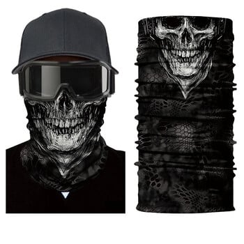 Cool Robot Skull Halloween Mask Κασκόλ Joker Headband Balaclavas Μάσκα προσώπου για μοτοσικλέτα για ψάρεμα ποδηλασίας σκι