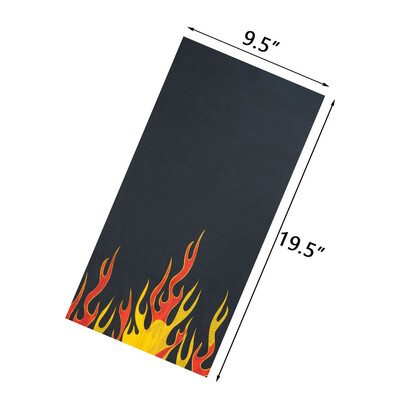 Άνδρες Γυναίκες πεζοπορία Μπαντάνες χωρίς ραφή μαντίλα κεφαλής λαιμού κάμπινγκ γκέτα κάλυμμα Fire Landscape Printed Headband Snood Face Shield