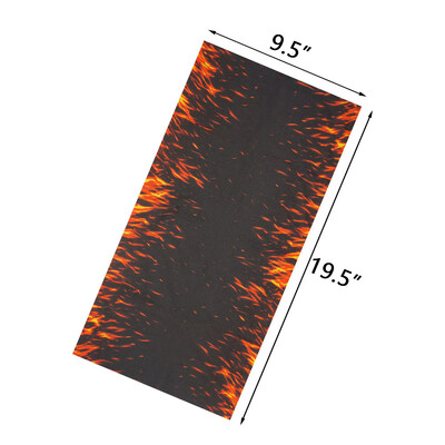 Άνδρες Γυναίκες πεζοπορία Μπαντάνες χωρίς ραφή μαντίλα κεφαλής λαιμού κάμπινγκ γκέτα κάλυμμα Fire Landscape Printed Headband Snood Face Shield