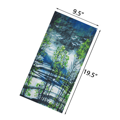 Άνδρες Γυναίκες πεζοπορία Μπαντάνες χωρίς ραφή μαντίλα κεφαλής λαιμού κάμπινγκ γκέτα κάλυμμα Fire Landscape Printed Headband Snood Face Shield