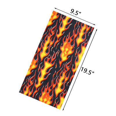 Άνδρες Γυναίκες πεζοπορία Μπαντάνες χωρίς ραφή μαντίλα κεφαλής λαιμού κάμπινγκ γκέτα κάλυμμα Fire Landscape Printed Headband Snood Face Shield