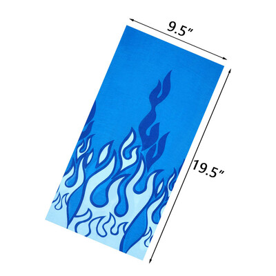 Άνδρες Γυναίκες πεζοπορία Μπαντάνες χωρίς ραφή μαντίλα κεφαλής λαιμού κάμπινγκ γκέτα κάλυμμα Fire Landscape Printed Headband Snood Face Shield