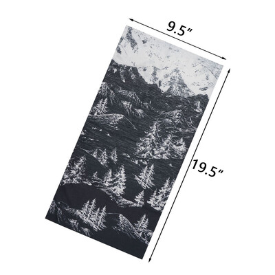 Άνδρες Γυναίκες πεζοπορία Μπαντάνες χωρίς ραφή μαντίλα κεφαλής λαιμού κάμπινγκ γκέτα κάλυμμα Fire Landscape Printed Headband Snood Face Shield