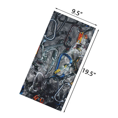 Άνδρες Γυναίκες πεζοπορία Μπαντάνες χωρίς ραφή μαντίλα κεφαλής λαιμού κάμπινγκ γκέτα κάλυμμα Fire Landscape Printed Headband Snood Face Shield