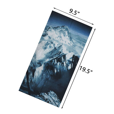 Άνδρες Γυναίκες πεζοπορία Μπαντάνες χωρίς ραφή μαντίλα κεφαλής λαιμού κάμπινγκ γκέτα κάλυμμα Fire Landscape Printed Headband Snood Face Shield