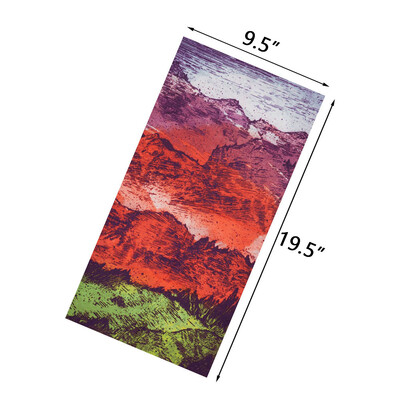 Άνδρες Γυναίκες πεζοπορία Μπαντάνες χωρίς ραφή μαντίλα κεφαλής λαιμού κάμπινγκ γκέτα κάλυμμα Fire Landscape Printed Headband Snood Face Shield