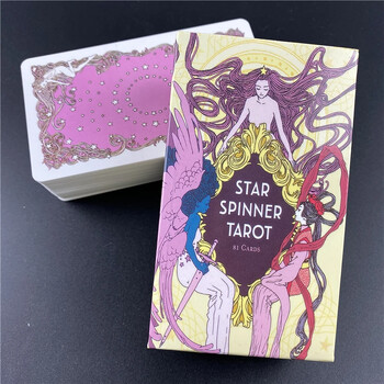 Star Spinner Tarot Αγγλική έκδοση Τραπέζι κατάστρωμα Ταρώ Oracle Card Διασκέδαση Παίζοντας Επιτραπέζια Παιχνίδια Επιτραπέζια Μαντεία PDF Guidebook witch