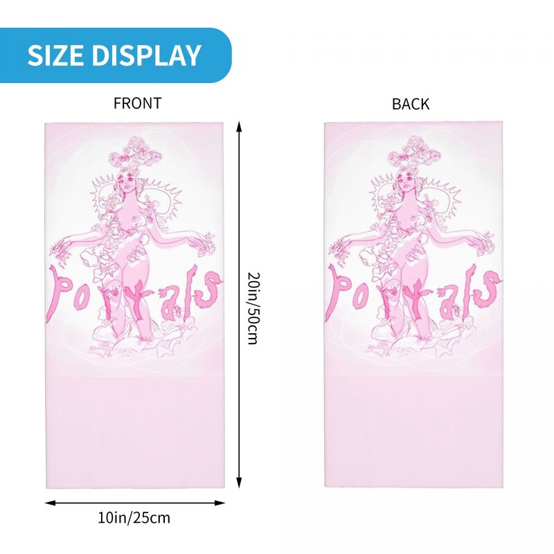 The Extra Melanie Portals Turneja Melanie Martinezs Balaclava Maske za lice Par Pop UV zaštita Biciklistička maska Mekani topli šalovi