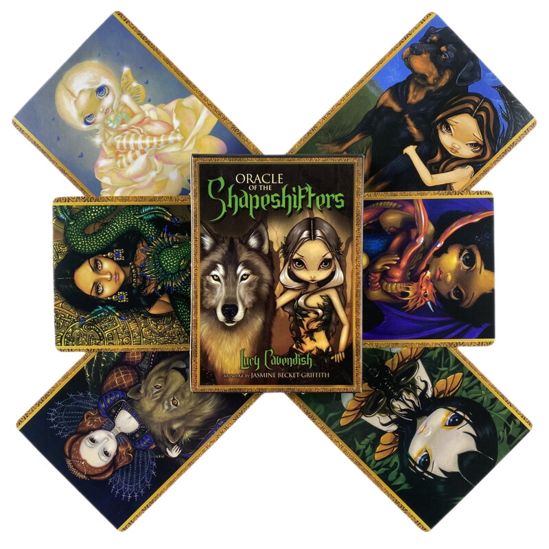 Oracle Of The Shapeshifters Cards Tarot angļu Visions Divination Edition Klāja Borad spēles