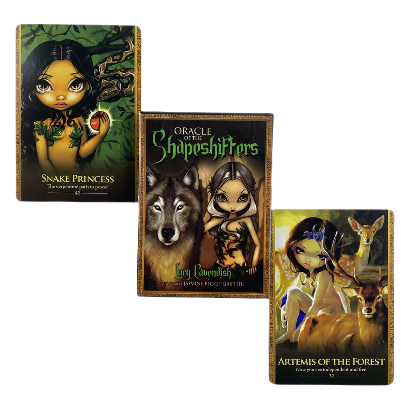 Oracle Of The Shapeshifters Cards Tarot angļu Visions Divination Edition Klāja Borad spēles