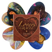 Lovers Oracle Cards A 45 de ghidare în formă de inimă engleză Deck Divination Deck Jocuri Borad