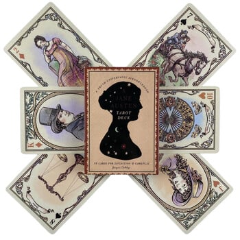 A Jane Austen Tarot Cards A 53 Deck Oracle English Visions Divination Edition Borad Playing Games