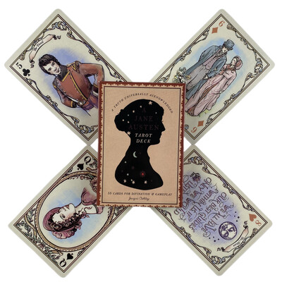 A Jane Austen Tarot Cards A 53 Deck Oracle English Visions Divination Edition Borad Παίζοντας παιχνίδια