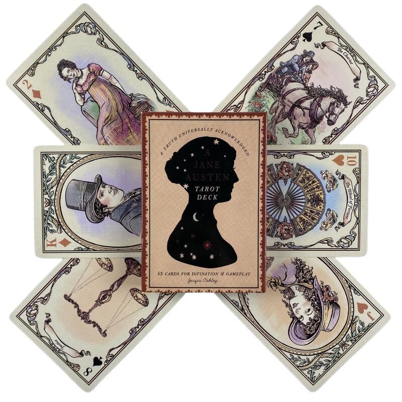 A Jane Austen Tarot Cards A 53 Deck Oracle English Visions Divination Edition Borad Παίζοντας παιχνίδια
