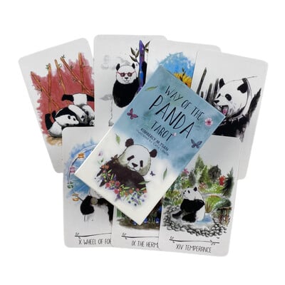 Way Of the Panda Tarot Cards Divination Deck English Versions Edition Oracle Board Playing INK Table Game For Party