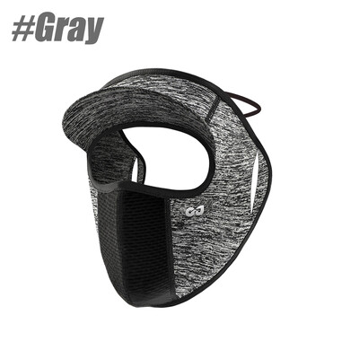 1 τεμ. Ice Silk μάσκα για όλο το πρόσωπο, Καπέλα ηλίου για άνδρες Γυναικεία προστασία από την υπεριώδη ακτινοβολία που αναπνέει λεπτό, καπέλα από σκιά ηλίου για γυναίκες αλογοουρά Καλοκαίρι