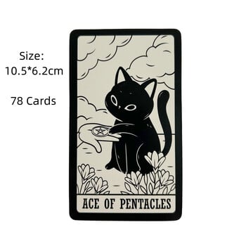 Cats Kitten Deck Cards Game Divination Deck English Versions Έκδοση Oracle Board Επιτραπέζιο παιχνίδι για πάρτι