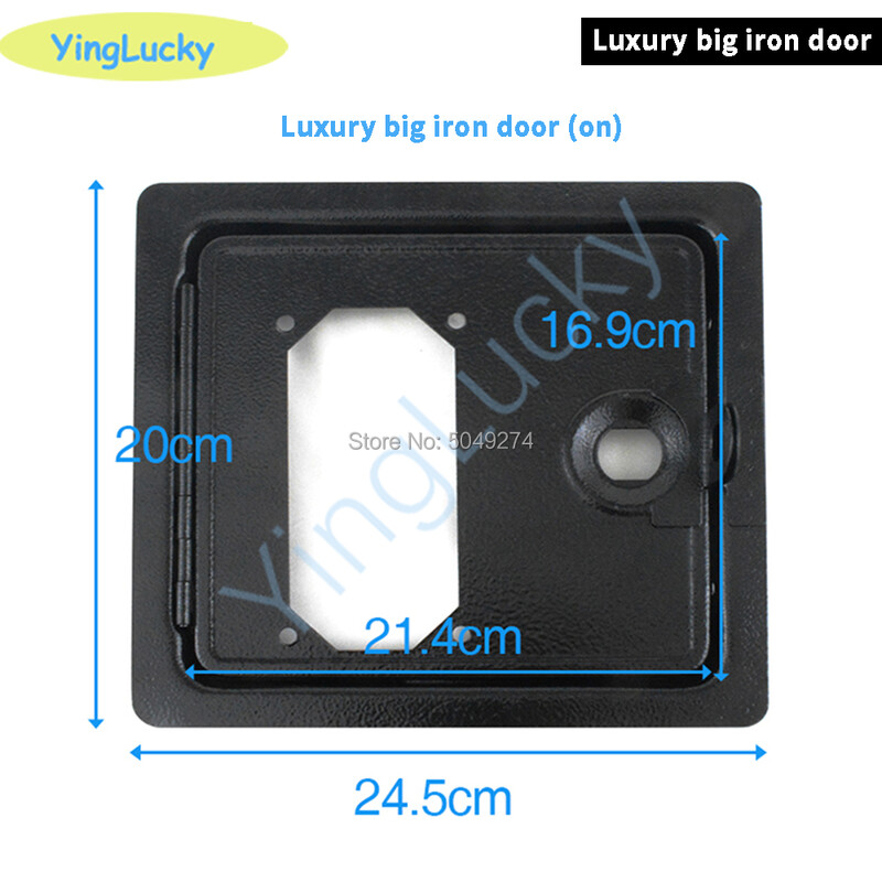 1kom zabavna arkada s novčićima Iron Gate Iron Gate Black Claw Crane Gate arkada diy dijelovi
