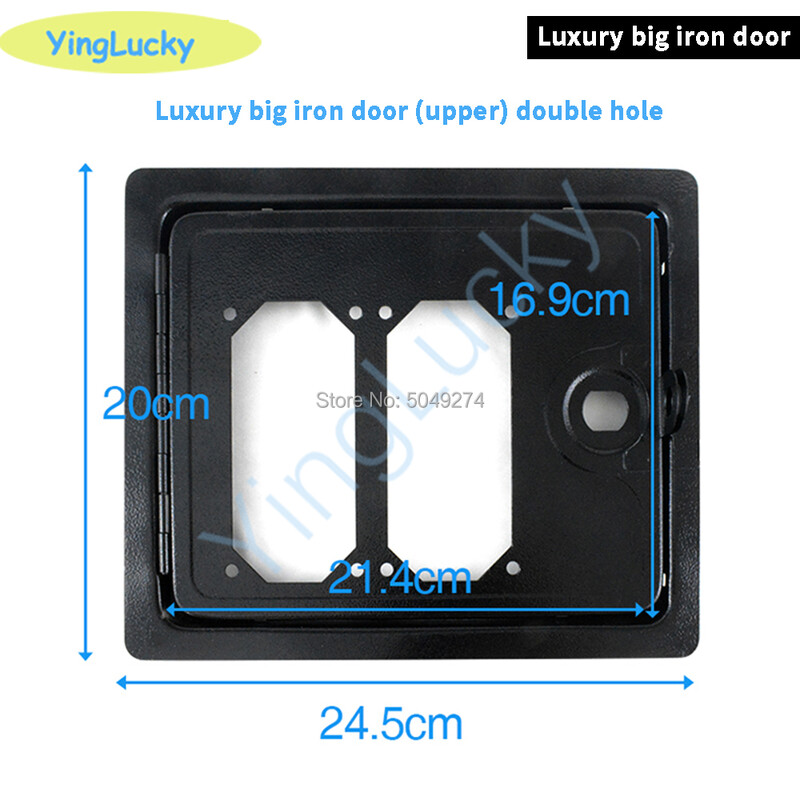 1kom zabavna arkada s novčićima Iron Gate Iron Gate Black Claw Crane Gate arkada diy dijelovi