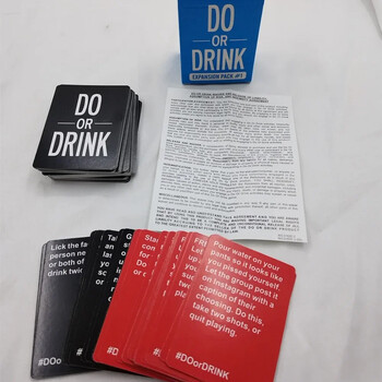 Do or Drink Card Game Expansion Pack #1 Party Game Ξεκαρδιστικό Dares For College